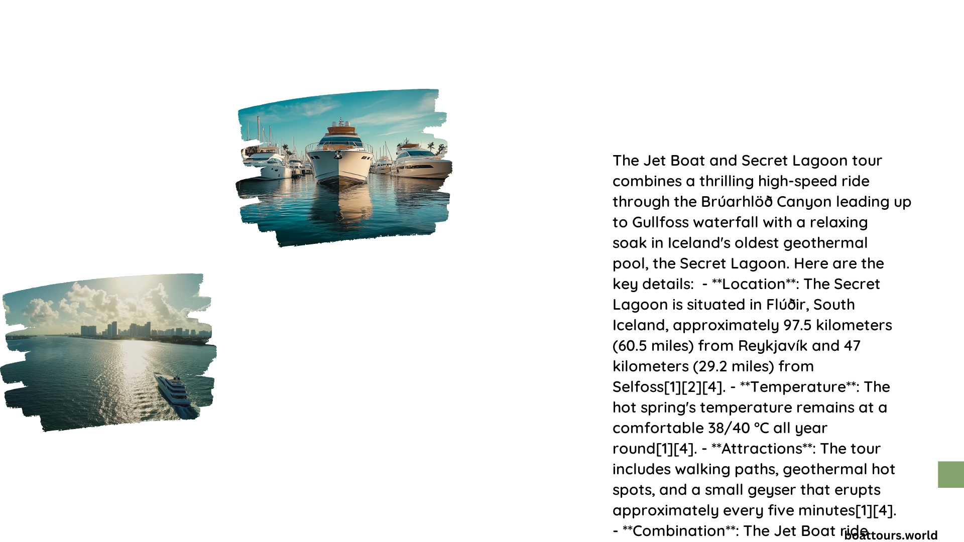 jet boat and secret lagoon tour