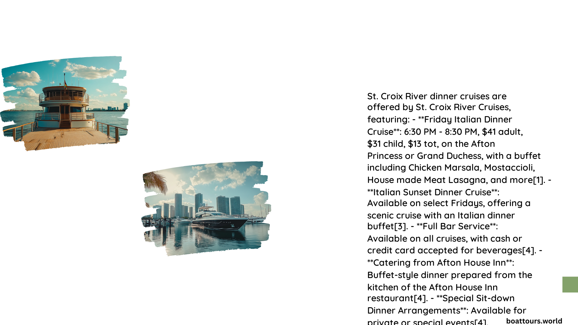 st croix river dinner cruises